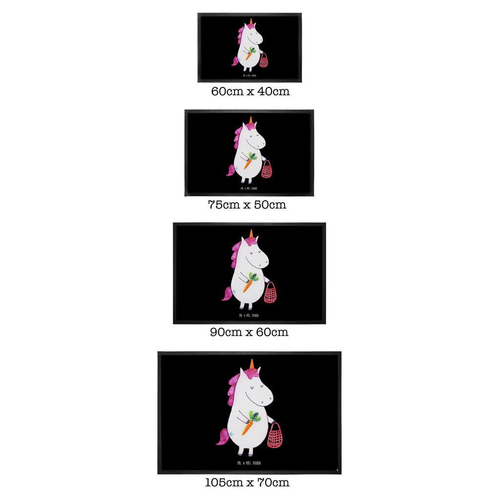 Fußmatte Einhorn Gemüse Einhorn, Einhörner, Unicorn, Biomarkt, Bio, Gemüse, Wochenmarkt Türvorleger, Schmutzmatte, Fußabtreter, Matte, Schmutzfänger, Fußabstreifer, Schmutzfangmatte, Türmatte, Motivfußmatte,  Haustürmatte, Vorleger  Einhorn, Einhörner, Einhorn Deko, Pegasus, Unicorn