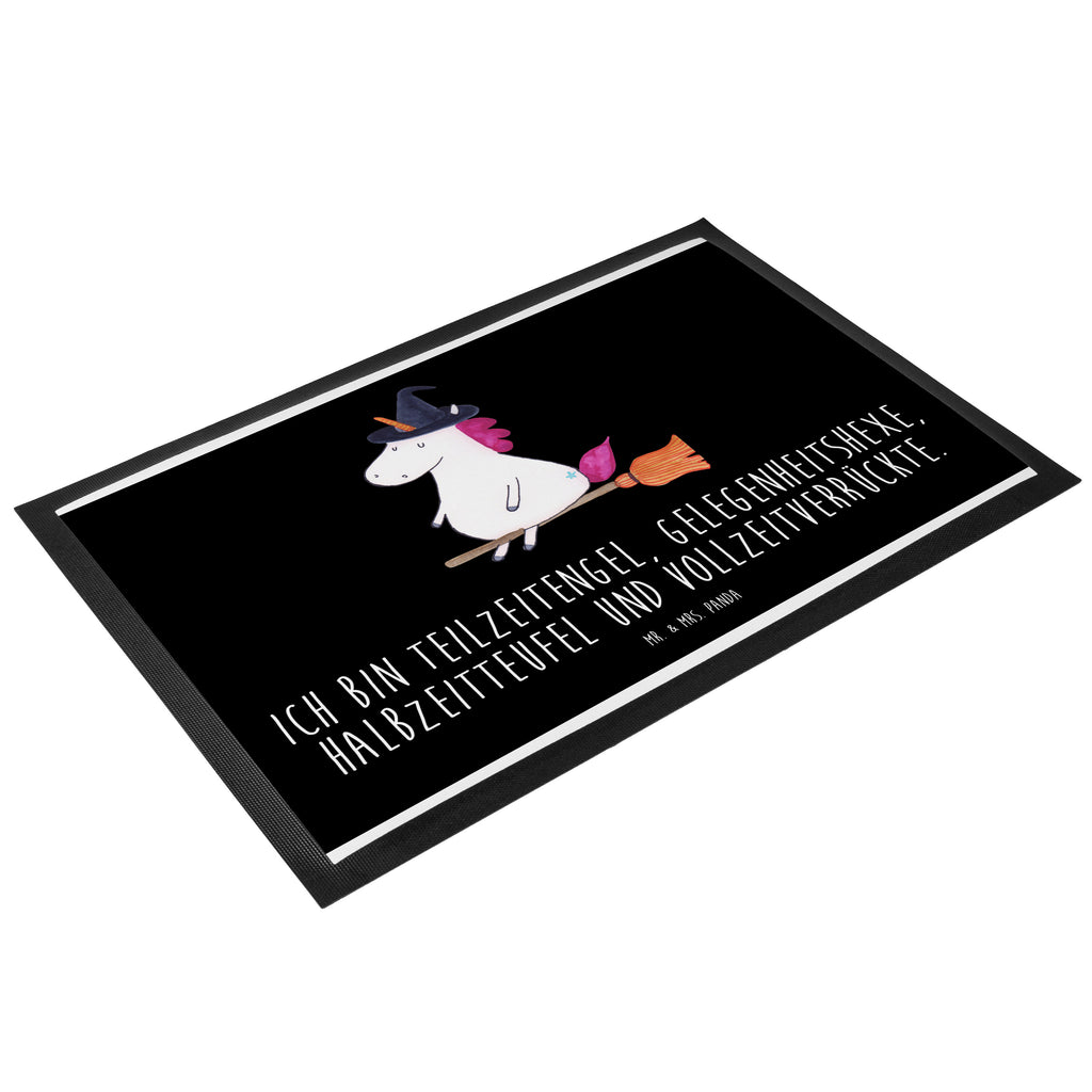 Fußmatte Einhorn Hexe Einhorn, Einhörner, Unicorn, Frau, Ehefrau, Hexe, Teufel, Engel, Verrückte, Freundin, Leben, Zicke Türvorleger, Schmutzmatte, Fußabtreter, Matte, Schmutzfänger, Fußabstreifer, Schmutzfangmatte, Türmatte, Motivfußmatte,  Haustürmatte, Vorleger  Einhorn, Einhörner, Einhorn Deko, Pegasus, Unicorn
