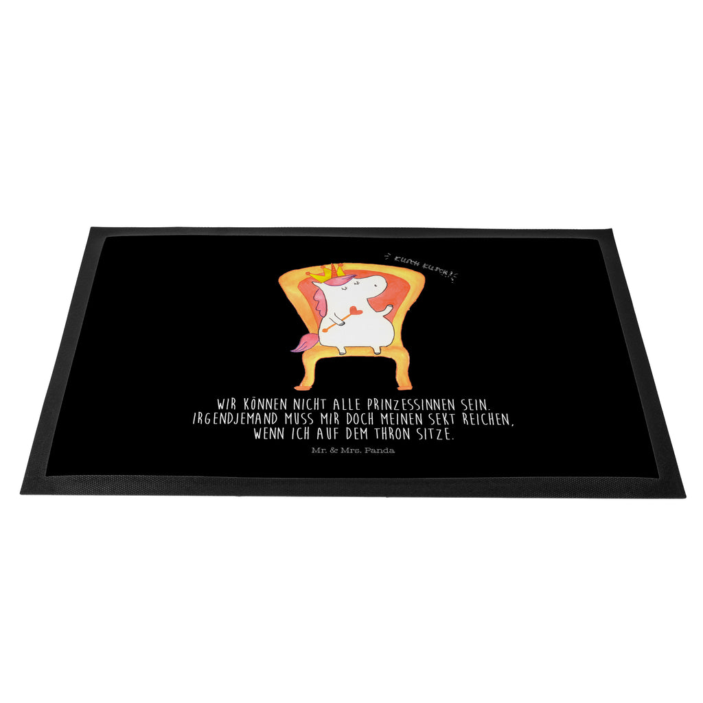 Fußmatte Einhorn König Einhorn, Unicorn, König, Präsident, Bundeskanzler, Herrscher, Kaiser, Prinzessin, Krone Türvorleger, Schmutzmatte, Fußabtreter, Matte, Schmutzfänger, Fußabstreifer, Schmutzfangmatte, Türmatte, Motivfußmatte,  Haustürmatte, Vorleger  Einhorn, Einhörner, Einhorn Deko, Pegasus, Unicorn