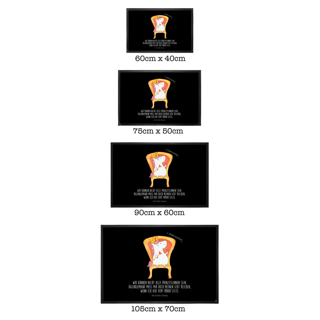 Fußmatte Einhorn König Einhorn, Unicorn, König, Präsident, Bundeskanzler, Herrscher, Kaiser, Prinzessin, Krone Türvorleger, Schmutzmatte, Fußabtreter, Matte, Schmutzfänger, Fußabstreifer, Schmutzfangmatte, Türmatte, Motivfußmatte,  Haustürmatte, Vorleger  Einhorn, Einhörner, Einhorn Deko, Pegasus, Unicorn