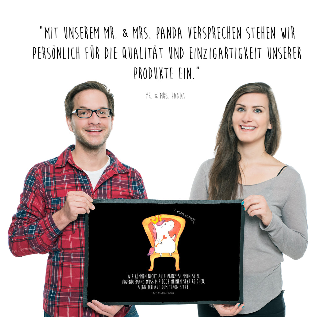 Fußmatte Einhorn König Einhorn, Unicorn, König, Präsident, Bundeskanzler, Herrscher, Kaiser, Prinzessin, Krone Türvorleger, Schmutzmatte, Fußabtreter, Matte, Schmutzfänger, Fußabstreifer, Schmutzfangmatte, Türmatte, Motivfußmatte,  Haustürmatte, Vorleger  Einhorn, Einhörner, Einhorn Deko, Pegasus, Unicorn