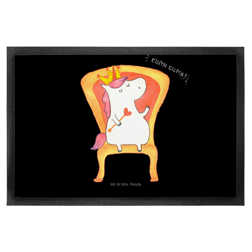 Fußmatte Einhorn König Einhorn, Unicorn, König, Präsident, Bundeskanzler, Herrscher, Kaiser, Prinzessin, Krone Türvorleger, Schmutzmatte, Fußabtreter, Matte, Schmutzfänger, Fußabstreifer, Schmutzfangmatte, Türmatte, Motivfußmatte,  Haustürmatte, Vorleger  Einhorn, Einhörner, Einhorn Deko, Pegasus, Unicorn