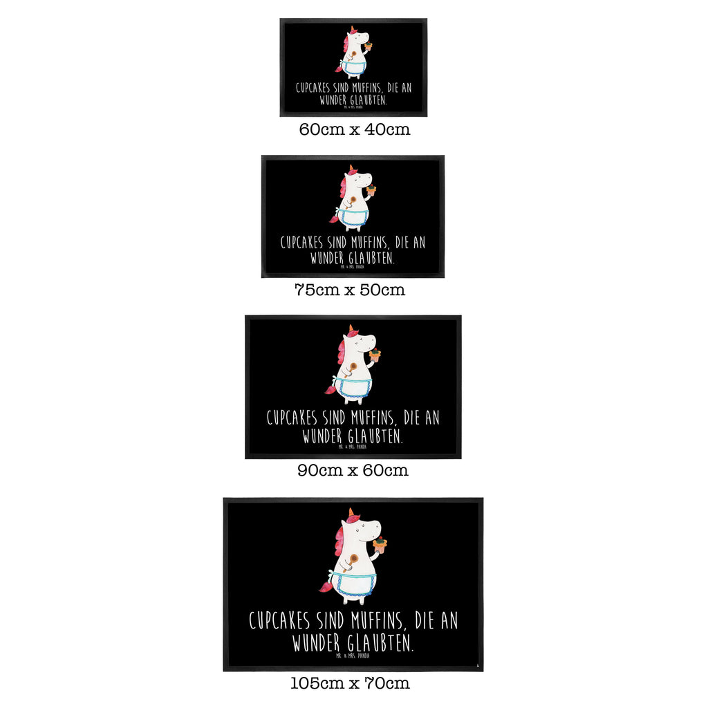 Fußmatte Einhorn Küchenfee Einhorn, Einhörner, Unicorn, backen, Muffin, Motivation, Träumer, träumen, Bäckerin, Hobbykoch, Koch, Torte, Kuchen Türvorleger, Schmutzmatte, Fußabtreter, Matte, Schmutzfänger, Fußabstreifer, Schmutzfangmatte, Türmatte, Motivfußmatte,  Haustürmatte, Vorleger  Einhorn, Einhörner, Einhorn Deko, Pegasus, Unicorn