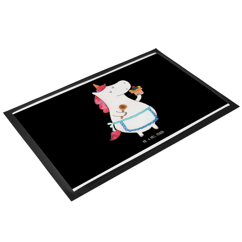 Fußmatte Einhorn Küchenfee Einhorn, Einhörner, Unicorn, backen, Muffin, Motivation, Träumer, träumen, Bäckerin, Hobbykoch, Koch, Torte, Kuchen Türvorleger, Schmutzmatte, Fußabtreter, Matte, Schmutzfänger, Fußabstreifer, Schmutzfangmatte, Türmatte, Motivfußmatte,  Haustürmatte, Vorleger  Einhorn, Einhörner, Einhorn Deko, Pegasus, Unicorn