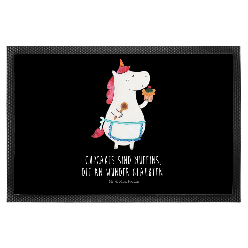 Fußmatte Einhorn Küchenfee Einhorn, Einhörner, Unicorn, backen, Muffin, Motivation, Träumer, träumen, Bäckerin, Hobbykoch, Koch, Torte, Kuchen Türvorleger, Schmutzmatte, Fußabtreter, Matte, Schmutzfänger, Fußabstreifer, Schmutzfangmatte, Türmatte, Motivfußmatte,  Haustürmatte, Vorleger  Einhorn, Einhörner, Einhorn Deko, Pegasus, Unicorn