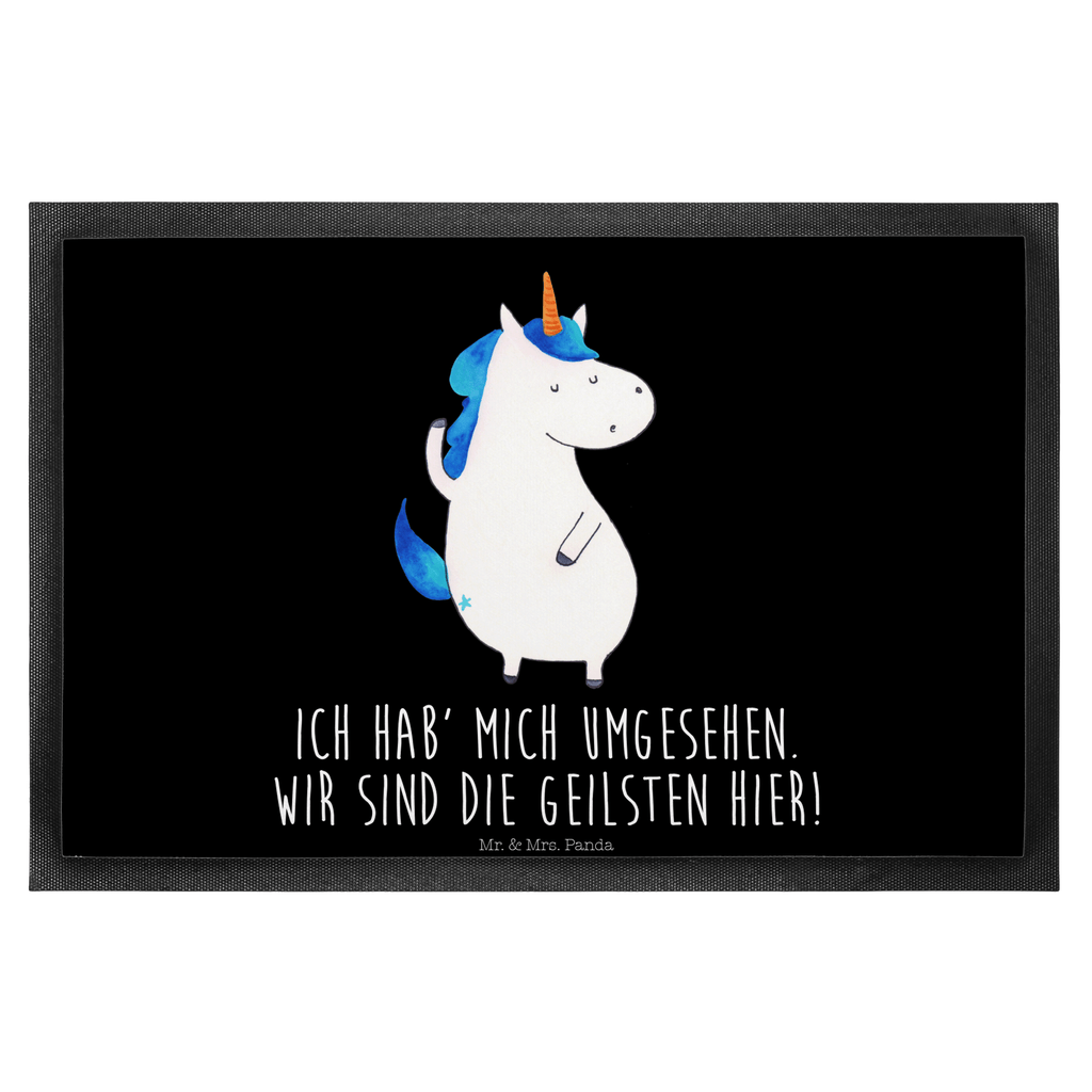 Fußmatte Einhorn Mann Einhorn, Einhörner, Unicorn, cool, Mann, Freundin, Familie, bester Freund, BFF, Party, hübsch, beste Türvorleger, Schmutzmatte, Fußabtreter, Matte, Schmutzfänger, Fußabstreifer, Schmutzfangmatte, Türmatte, Motivfußmatte,  Haustürmatte, Vorleger  Einhorn, Einhörner, Einhorn Deko, Pegasus, Unicorn