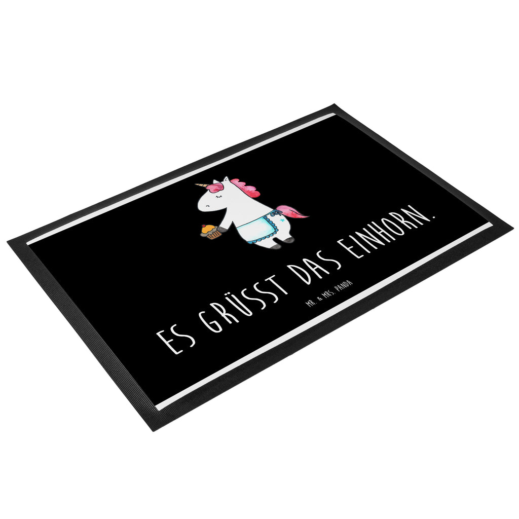 Fußmatte Einhorn Muffin Einhorn, Unicorn, Geburtstag, Backen, Muffin, Kekse, Geburtstagsgrüße, Glückwünsche, Liebesgrüße, Einhorn, Grüße,  Türvorleger, Schmutzmatte, Fußabtreter, Matte, Schmutzfänger, Fußabstreifer, Schmutzfangmatte, Türmatte, Motivfußmatte,  Haustürmatte, Vorleger  Einhorn, Einhörner, Einhorn Deko, Pegasus, Unicorn