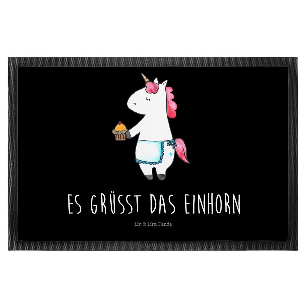 Fußmatte Einhorn Muffin Einhorn, Unicorn, Geburtstag, Backen, Muffin, Kekse, Geburtstagsgrüße, Glückwünsche, Liebesgrüße, Einhorn, Grüße,  Türvorleger, Schmutzmatte, Fußabtreter, Matte, Schmutzfänger, Fußabstreifer, Schmutzfangmatte, Türmatte, Motivfußmatte,  Haustürmatte, Vorleger  Einhorn, Einhörner, Einhorn Deko, Pegasus, Unicorn