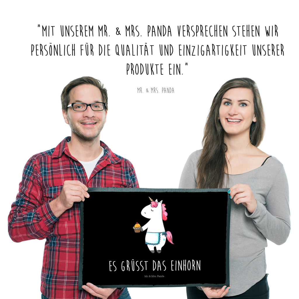 Fußmatte Einhorn Muffin Einhorn, Unicorn, Geburtstag, Backen, Muffin, Kekse, Geburtstagsgrüße, Glückwünsche, Liebesgrüße, Einhorn, Grüße,  Türvorleger, Schmutzmatte, Fußabtreter, Matte, Schmutzfänger, Fußabstreifer, Schmutzfangmatte, Türmatte, Motivfußmatte,  Haustürmatte, Vorleger  Einhorn, Einhörner, Einhorn Deko, Pegasus, Unicorn