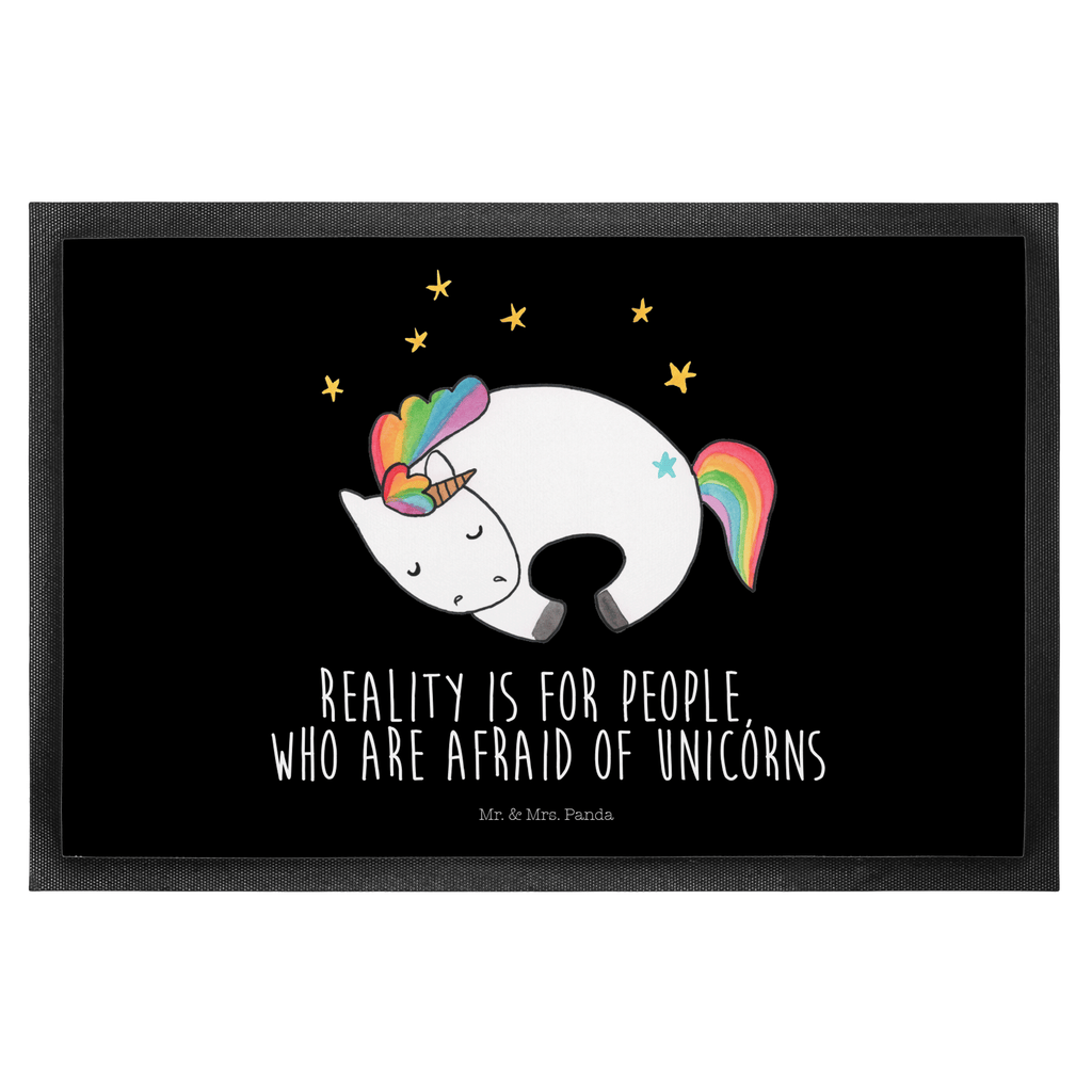 Fußmatte Einhorn Nacht Einhorn, Träume, Traum, Einhörner, unicorn, Realität, Menschen, Geschenk, Ruhe, Freundin Türvorleger, Schmutzmatte, Fußabtreter, Matte, Schmutzfänger, Fußabstreifer, Schmutzfangmatte, Türmatte, Motivfußmatte,  Haustürmatte, Vorleger  Einhorn, Einhörner, Einhorn Deko, Pegasus, Unicorn