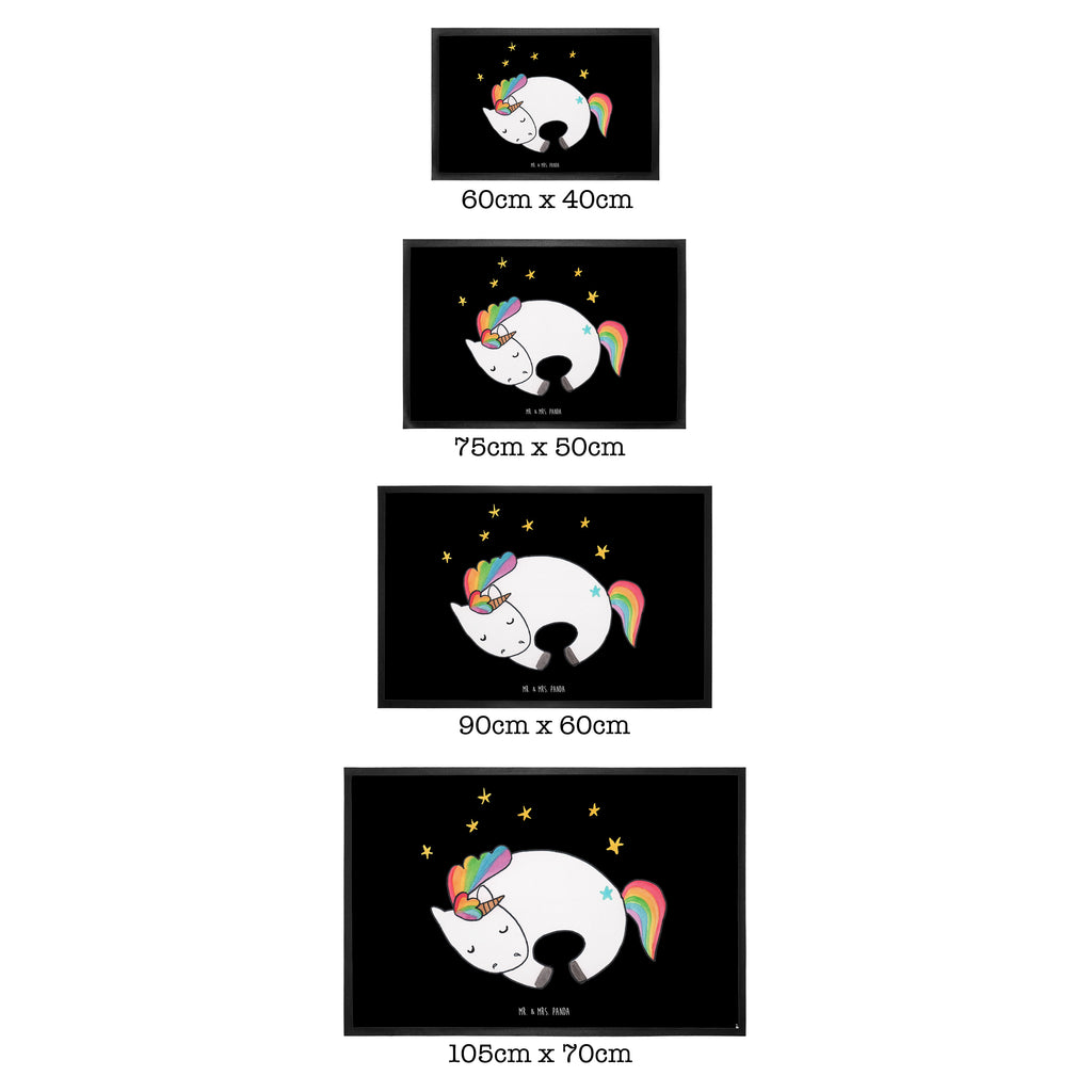 Fußmatte Einhorn Nacht Einhorn, Träume, Traum, Einhörner, unicorn, Realität, Menschen, Geschenk, Ruhe, Freundin Türvorleger, Schmutzmatte, Fußabtreter, Matte, Schmutzfänger, Fußabstreifer, Schmutzfangmatte, Türmatte, Motivfußmatte,  Haustürmatte, Vorleger  Einhorn, Einhörner, Einhorn Deko, Pegasus, Unicorn