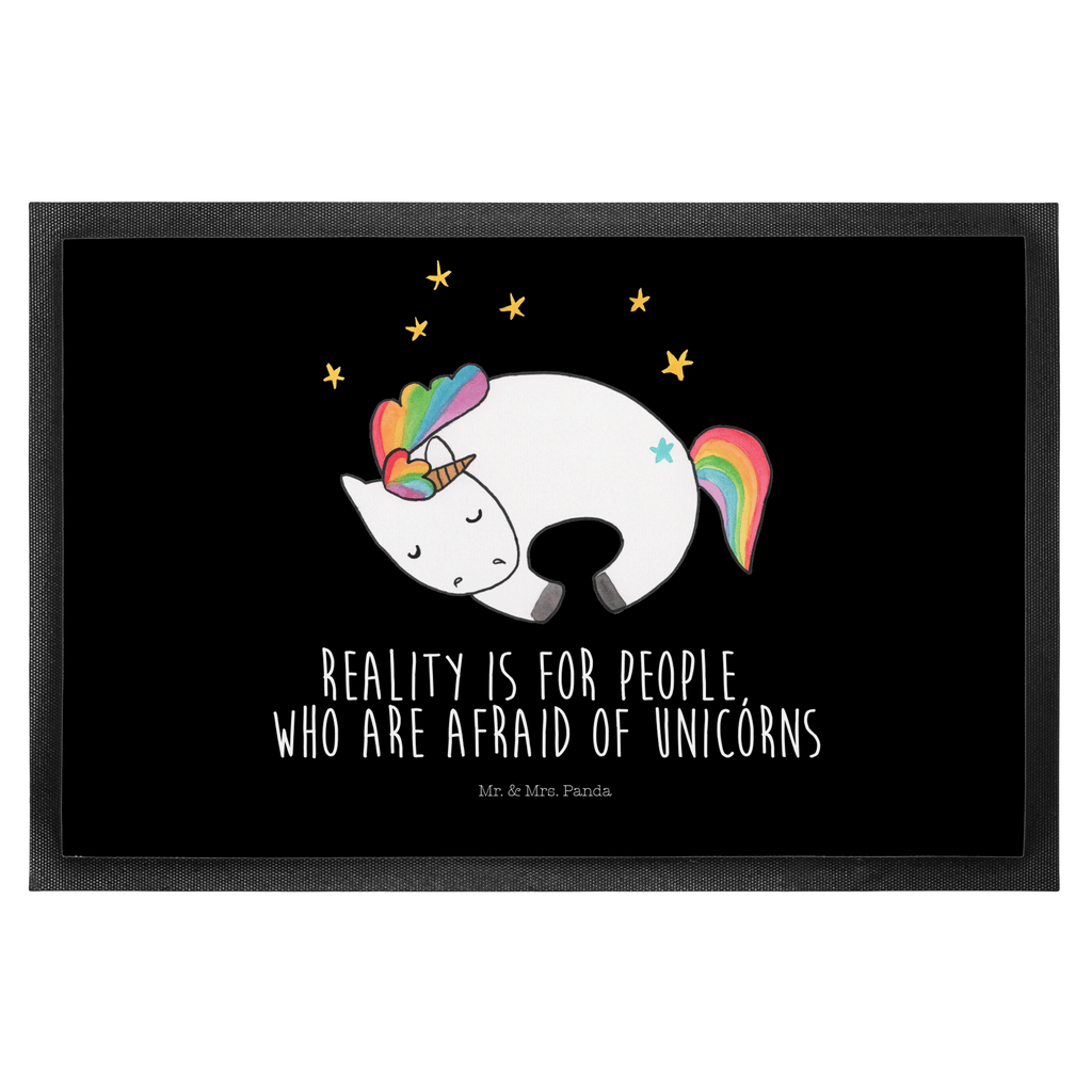 Fußmatte Einhorn Nacht Einhorn, Träume, Traum, Einhörner, unicorn, Realität, Menschen, Geschenk, Ruhe, Freundin Türvorleger, Schmutzmatte, Fußabtreter, Matte, Schmutzfänger, Fußabstreifer, Schmutzfangmatte, Türmatte, Motivfußmatte,  Haustürmatte, Vorleger  Einhorn, Einhörner, Einhorn Deko, Pegasus, Unicorn