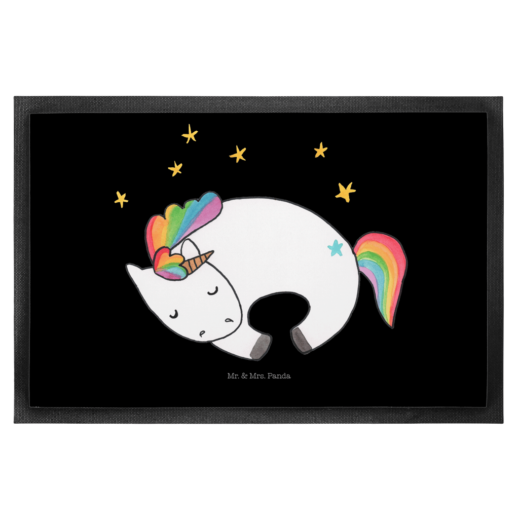 Fußmatte Einhorn Nacht Einhorn, Träume, Traum, Einhörner, unicorn, Realität, Menschen, Geschenk, Ruhe, Freundin Türvorleger, Schmutzmatte, Fußabtreter, Matte, Schmutzfänger, Fußabstreifer, Schmutzfangmatte, Türmatte, Motivfußmatte,  Haustürmatte, Vorleger  Einhorn, Einhörner, Einhorn Deko, Pegasus, Unicorn