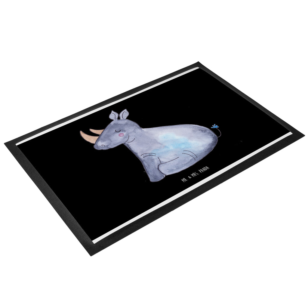 Fußmatte Einhorn Nashorn Einhorn, Unicorn, Regenbogen, witzig, lustig, Zoo, Glitzer, Einhornpower, Erwachsenwerden, Nashorn, Nashörner Türvorleger, Schmutzmatte, Fußabtreter, Matte, Schmutzfänger, Fußabstreifer, Schmutzfangmatte, Türmatte, Motivfußmatte,  Haustürmatte, Vorleger  Einhorn, Einhörner, Einhorn Deko, Pegasus, Unicorn
