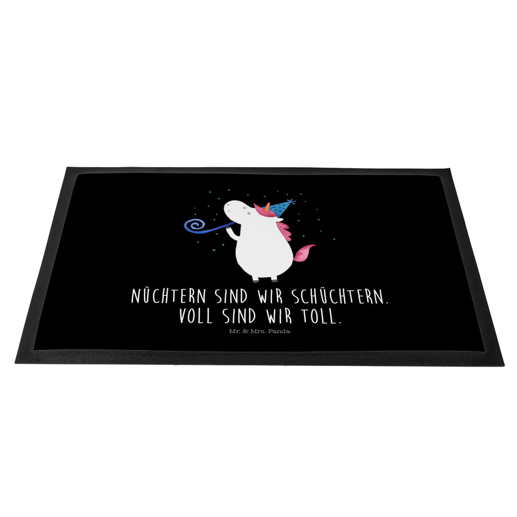 Fußmatte Einhorn Party Einhörner, Unicorn, Einhorn, Glitzer, Konfetti, Party, Geburtstag, Feier, Fest, Alkohol, Disco, Club Türvorleger, Schmutzmatte, Fußabtreter, Matte, Schmutzfänger, Fußabstreifer, Schmutzfangmatte, Türmatte, Motivfußmatte,  Haustürmatte, Vorleger  Einhorn, Einhörner, Einhorn Deko, Pegasus, Unicorn