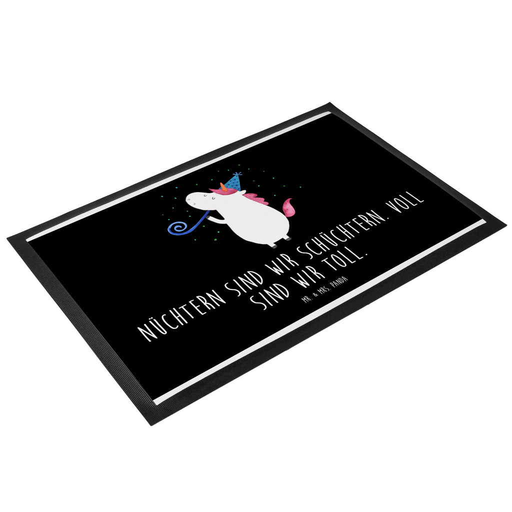 Fußmatte Einhorn Party Einhörner, Unicorn, Einhorn, Glitzer, Konfetti, Party, Geburtstag, Feier, Fest, Alkohol, Disco, Club Türvorleger, Schmutzmatte, Fußabtreter, Matte, Schmutzfänger, Fußabstreifer, Schmutzfangmatte, Türmatte, Motivfußmatte,  Haustürmatte, Vorleger  Einhorn, Einhörner, Einhorn Deko, Pegasus, Unicorn