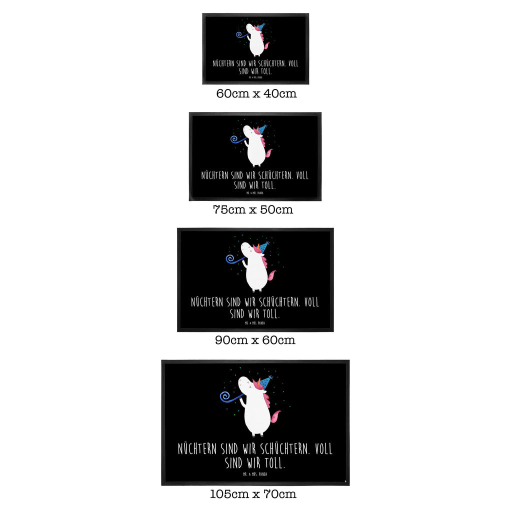 Fußmatte Einhorn Party Einhörner, Unicorn, Einhorn, Glitzer, Konfetti, Party, Geburtstag, Feier, Fest, Alkohol, Disco, Club Türvorleger, Schmutzmatte, Fußabtreter, Matte, Schmutzfänger, Fußabstreifer, Schmutzfangmatte, Türmatte, Motivfußmatte,  Haustürmatte, Vorleger  Einhorn, Einhörner, Einhorn Deko, Pegasus, Unicorn