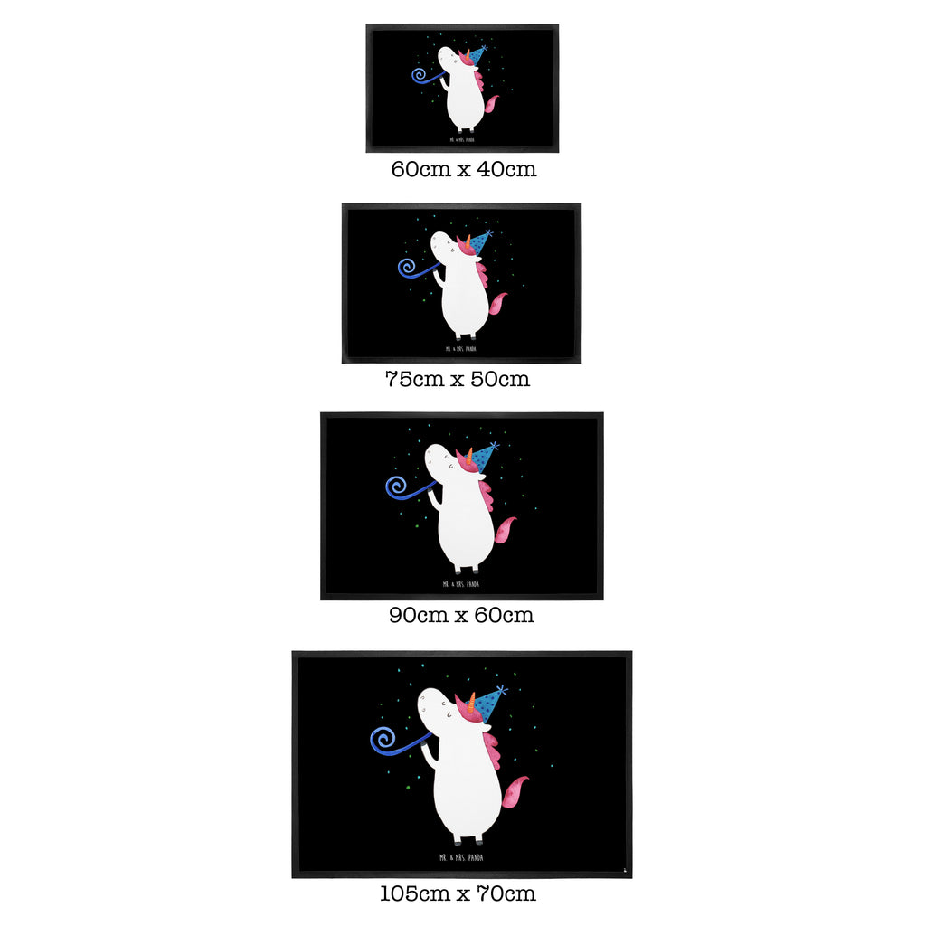 Fußmatte Einhorn Party Einhörner, Unicorn, Einhorn, Glitzer, Konfetti, Party, Geburtstag, Feier, Fest, Alkohol, Disco, Club Türvorleger, Schmutzmatte, Fußabtreter, Matte, Schmutzfänger, Fußabstreifer, Schmutzfangmatte, Türmatte, Motivfußmatte,  Haustürmatte, Vorleger  Einhorn, Einhörner, Einhorn Deko, Pegasus, Unicorn