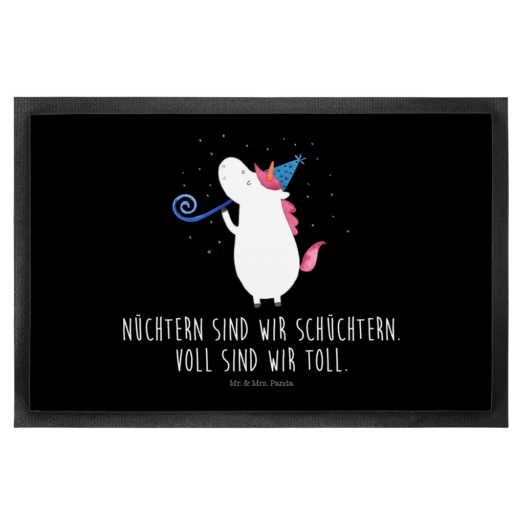 Fußmatte Einhorn Party Einhörner, Unicorn, Einhorn, Glitzer, Konfetti, Party, Geburtstag, Feier, Fest, Alkohol, Disco, Club Türvorleger, Schmutzmatte, Fußabtreter, Matte, Schmutzfänger, Fußabstreifer, Schmutzfangmatte, Türmatte, Motivfußmatte,  Haustürmatte, Vorleger  Einhorn, Einhörner, Einhorn Deko, Pegasus, Unicorn