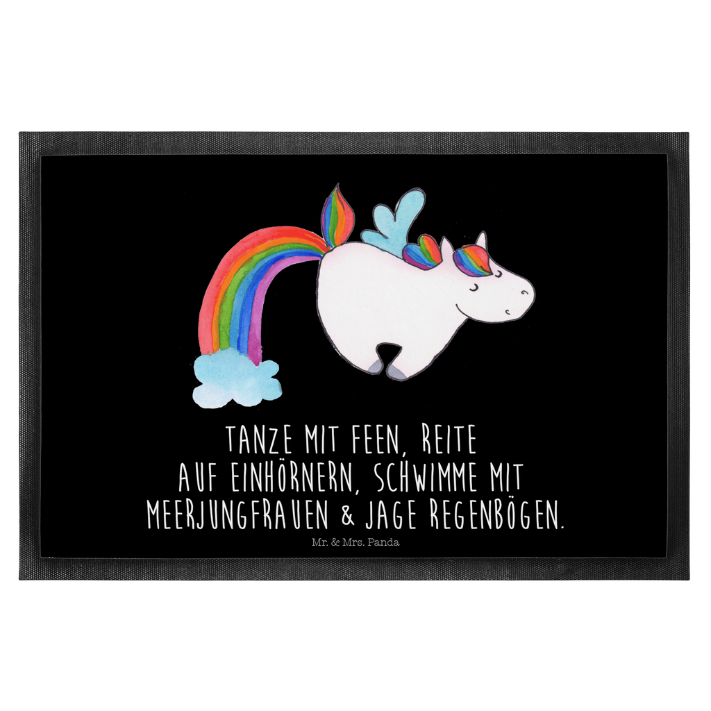 Fußmatte Einhorn Pegasus Türvorleger, Schmutzmatte, Fußabtreter, Matte, Schmutzfänger, Fußabstreifer, Schmutzfangmatte, Türmatte, Motivfußmatte, Haustürmatte, Vorleger, Einhorn, Einhörner, Einhorn Deko, Pegasus, Unicorn, Regenbogen, Spielen, Realität, Glitzer, Erwachsenwerden