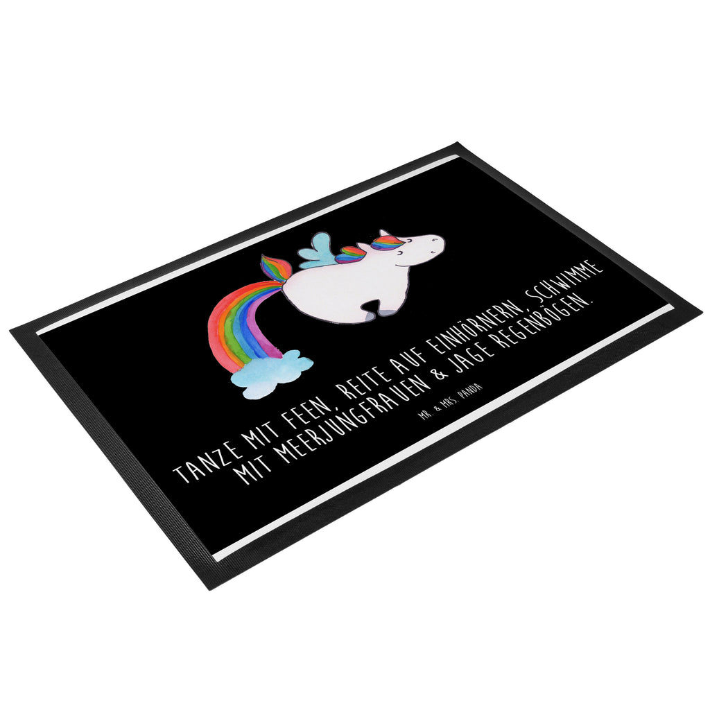 Fußmatte Einhorn Pegasus Türvorleger, Schmutzmatte, Fußabtreter, Matte, Schmutzfänger, Fußabstreifer, Schmutzfangmatte, Türmatte, Motivfußmatte, Haustürmatte, Vorleger, Einhorn, Einhörner, Einhorn Deko, Pegasus, Unicorn, Regenbogen, Spielen, Realität, Glitzer, Erwachsenwerden