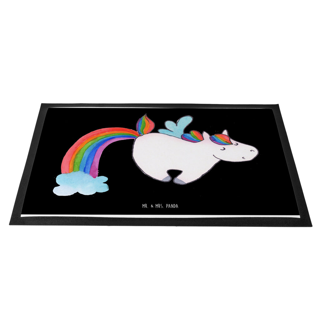 Fußmatte Einhorn Pegasus Türvorleger, Schmutzmatte, Fußabtreter, Matte, Schmutzfänger, Fußabstreifer, Schmutzfangmatte, Türmatte, Motivfußmatte, Haustürmatte, Vorleger, Einhorn, Einhörner, Einhorn Deko, Pegasus, Unicorn, Regenbogen, Spielen, Realität, Glitzer, Erwachsenwerden