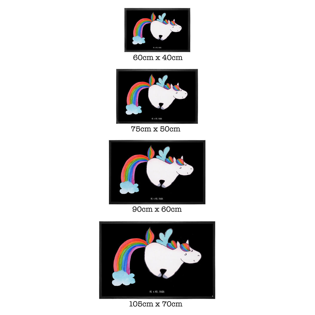 Fußmatte Einhorn Pegasus Türvorleger, Schmutzmatte, Fußabtreter, Matte, Schmutzfänger, Fußabstreifer, Schmutzfangmatte, Türmatte, Motivfußmatte, Haustürmatte, Vorleger, Einhorn, Einhörner, Einhorn Deko, Pegasus, Unicorn, Regenbogen, Spielen, Realität, Glitzer, Erwachsenwerden