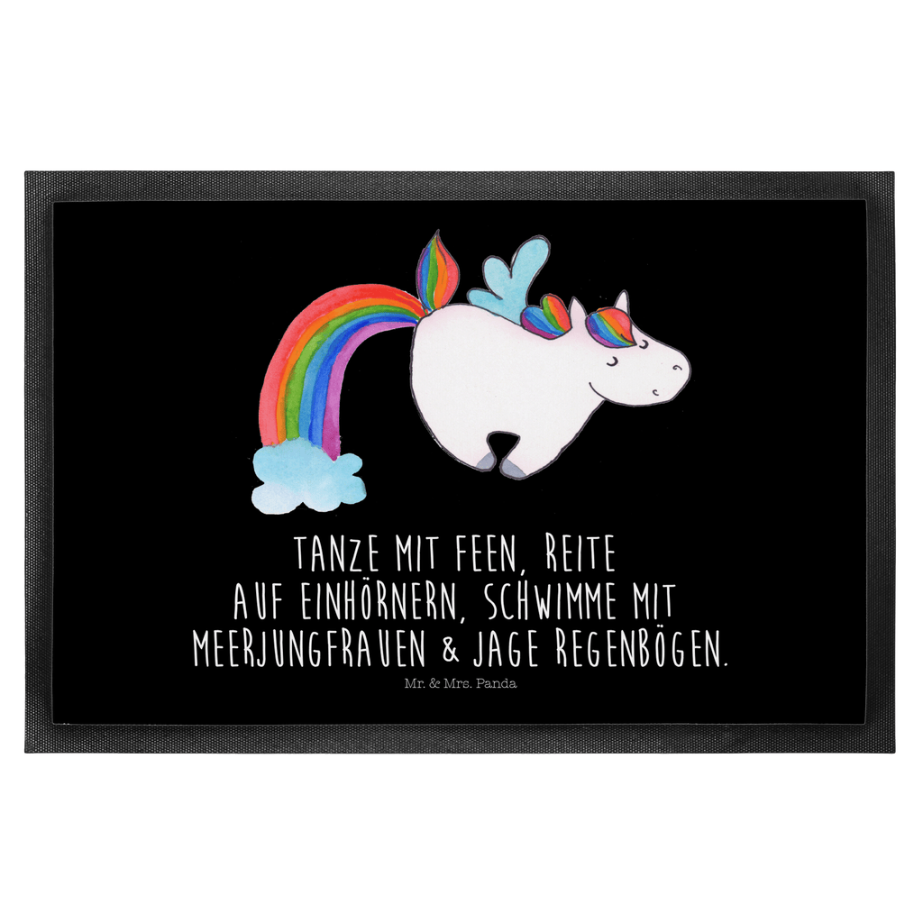 Fußmatte Einhorn Pegasus Türvorleger, Schmutzmatte, Fußabtreter, Matte, Schmutzfänger, Fußabstreifer, Schmutzfangmatte, Türmatte, Motivfußmatte, Haustürmatte, Vorleger, Einhorn, Einhörner, Einhorn Deko, Pegasus, Unicorn, Regenbogen, Spielen, Realität, Glitzer, Erwachsenwerden