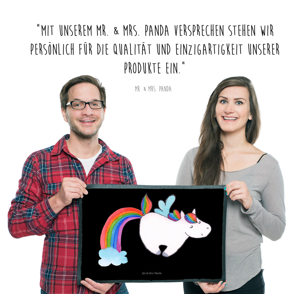 Fußmatte Einhorn Pegasus Türvorleger, Schmutzmatte, Fußabtreter, Matte, Schmutzfänger, Fußabstreifer, Schmutzfangmatte, Türmatte, Motivfußmatte, Haustürmatte, Vorleger, Einhorn, Einhörner, Einhorn Deko, Pegasus, Unicorn, Regenbogen, Spielen, Realität, Glitzer, Erwachsenwerden