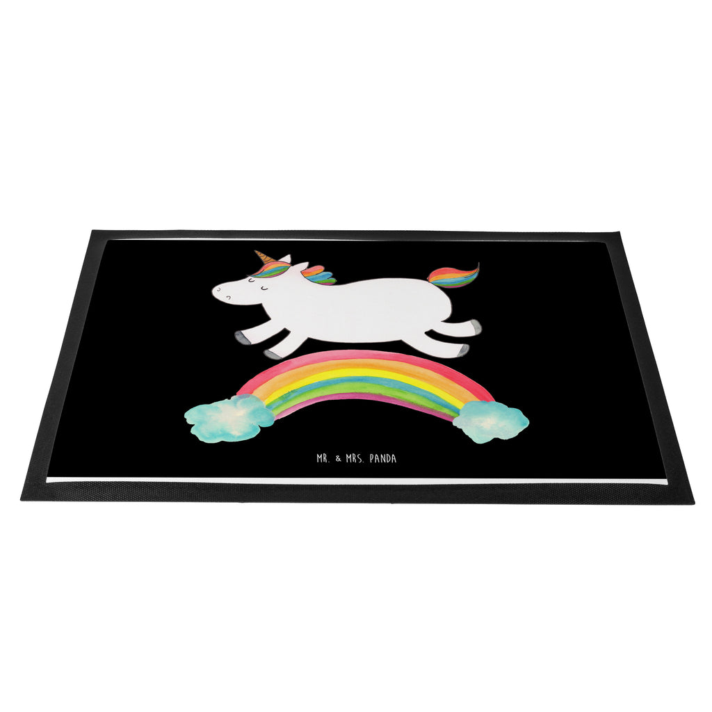 Fußmatte Einhorn Regenbogen Einhorn, Unicorn, Regenbogen, Glitzer, Einhornpower, Erwachsenwerden,  Einhornautobahn Türvorleger, Schmutzmatte, Fußabtreter, Matte, Schmutzfänger, Fußabstreifer, Schmutzfangmatte, Türmatte, Motivfußmatte,  Haustürmatte, Vorleger  Einhorn, Einhörner, Einhorn Deko, Pegasus, Unicorn