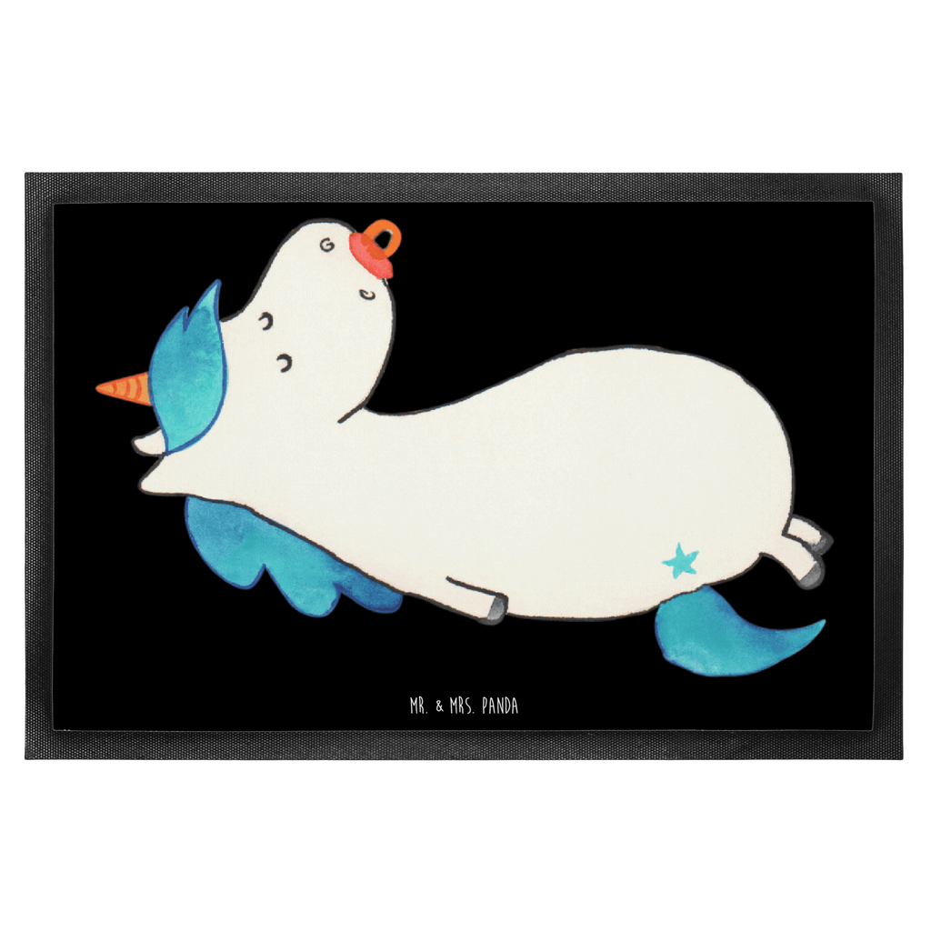 Fußmatte Einhorn Schnullie Einhörner, Unicorn, Einhorn, Baby, Kleinkind, Geburt, Geburtstag, Säugling, Schnuller, Geschenk Geburt, Mutter, Mama Türvorleger, Schmutzmatte, Fußabtreter, Matte, Schmutzfänger, Fußabstreifer, Schmutzfangmatte, Türmatte, Motivfußmatte,  Haustürmatte, Vorleger  Einhorn, Einhörner, Einhorn Deko, Pegasus, Unicorn