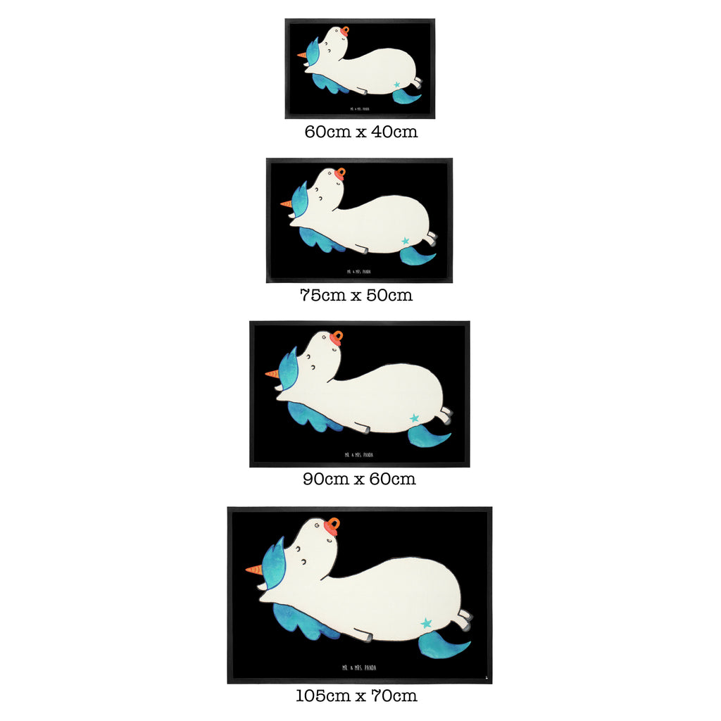 Fußmatte Einhorn Schnullie Einhörner, Unicorn, Einhorn, Baby, Kleinkind, Geburt, Geburtstag, Säugling, Schnuller, Geschenk Geburt, Mutter, Mama Türvorleger, Schmutzmatte, Fußabtreter, Matte, Schmutzfänger, Fußabstreifer, Schmutzfangmatte, Türmatte, Motivfußmatte,  Haustürmatte, Vorleger  Einhorn, Einhörner, Einhorn Deko, Pegasus, Unicorn