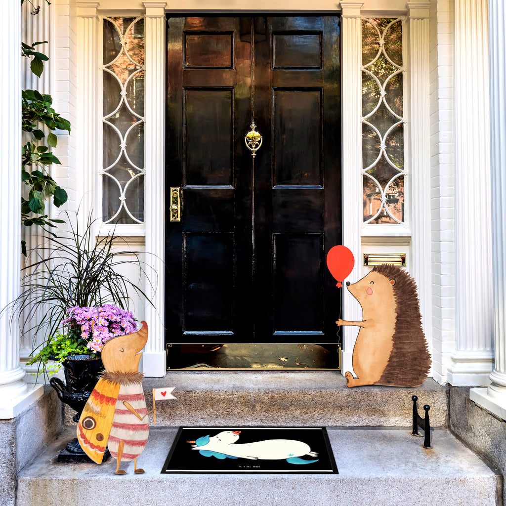 Fußmatte Einhorn Schnullie Einhörner, Unicorn, Einhorn, Baby, Kleinkind, Geburt, Geburtstag, Säugling, Schnuller, Geschenk Geburt, Mutter, Mama Türvorleger, Schmutzmatte, Fußabtreter, Matte, Schmutzfänger, Fußabstreifer, Schmutzfangmatte, Türmatte, Motivfußmatte,  Haustürmatte, Vorleger  Einhorn, Einhörner, Einhorn Deko, Pegasus, Unicorn