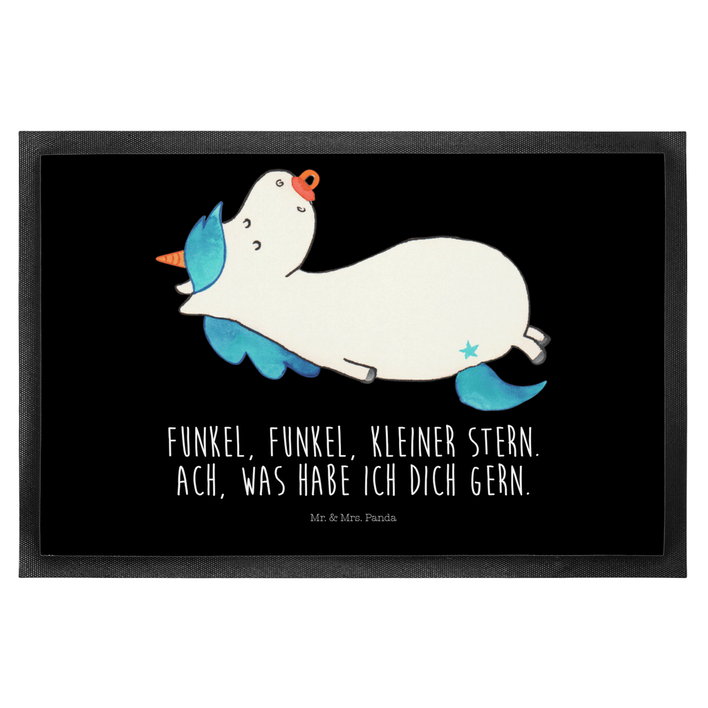 Fußmatte Einhorn Schnullie Einhörner, Unicorn, Einhorn, Baby, Kleinkind, Geburt, Geburtstag, Säugling, Schnuller, Geschenk Geburt, Mutter, Mama Türvorleger, Schmutzmatte, Fußabtreter, Matte, Schmutzfänger, Fußabstreifer, Schmutzfangmatte, Türmatte, Motivfußmatte,  Haustürmatte, Vorleger  Einhorn, Einhörner, Einhorn Deko, Pegasus, Unicorn