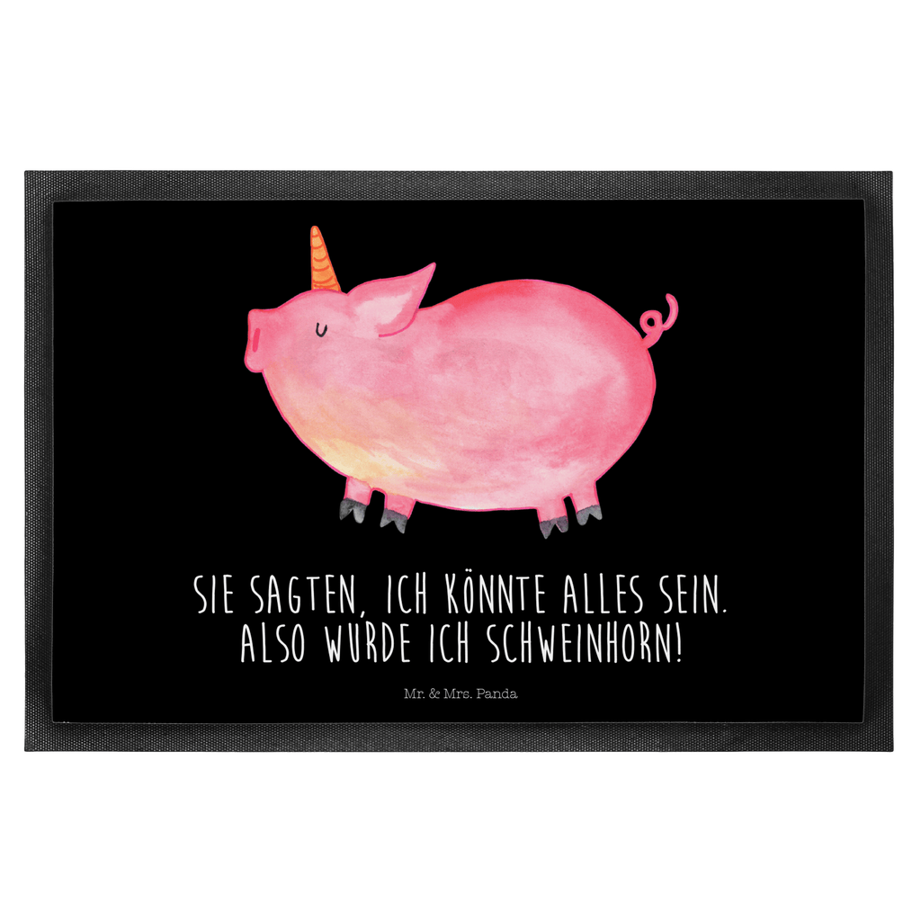 Fußmatte Einhorn Schweinhorn Einhorn, Einhörner, Unicorn, Party, Spaß, Schwein, Schweinhorn, Bauer, witzig. lustig, Spruch, geschenk, Pig, Piggy, funny, english, englisch Türvorleger, Schmutzmatte, Fußabtreter, Matte, Schmutzfänger, Fußabstreifer, Schmutzfangmatte, Türmatte, Motivfußmatte,  Haustürmatte, Vorleger  Einhorn, Einhörner, Einhorn Deko, Pegasus, Unicorn