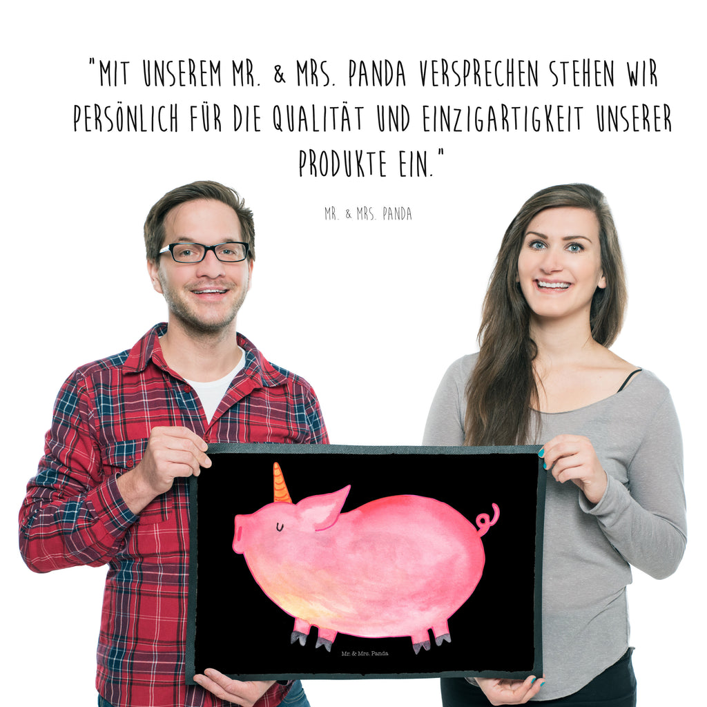 Fußmatte Einhorn Schweinhorn Einhorn, Einhörner, Unicorn, Party, Spaß, Schwein, Schweinhorn, Bauer, witzig. lustig, Spruch, geschenk, Pig, Piggy, funny, english, englisch Türvorleger, Schmutzmatte, Fußabtreter, Matte, Schmutzfänger, Fußabstreifer, Schmutzfangmatte, Türmatte, Motivfußmatte,  Haustürmatte, Vorleger  Einhorn, Einhörner, Einhorn Deko, Pegasus, Unicorn