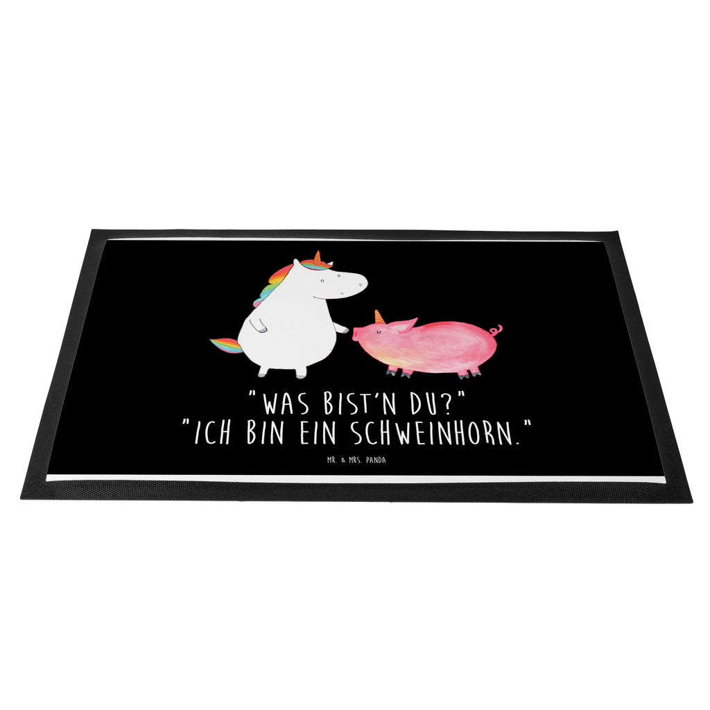 Fußmatte Einhorn + Schweinhorn Einhörner, Unicorn, Einhorn, Freundschaft, Schweinhorn, Schwein, Freundin, Schweinchen Türvorleger, Schmutzmatte, Fußabtreter, Matte, Schmutzfänger, Fußabstreifer, Schmutzfangmatte, Türmatte, Motivfußmatte,  Haustürmatte, Vorleger  Einhorn, Einhörner, Einhorn Deko, Pegasus, Unicorn