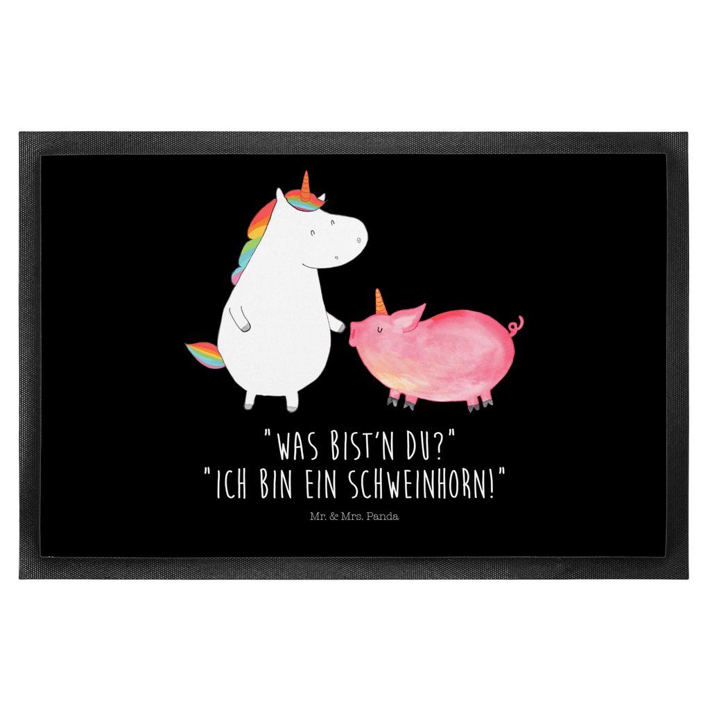 Fußmatte Einhorn + Schweinhorn Einhörner, Unicorn, Einhorn, Freundschaft, Schweinhorn, Schwein, Freundin, Schweinchen Türvorleger, Schmutzmatte, Fußabtreter, Matte, Schmutzfänger, Fußabstreifer, Schmutzfangmatte, Türmatte, Motivfußmatte,  Haustürmatte, Vorleger  Einhorn, Einhörner, Einhorn Deko, Pegasus, Unicorn