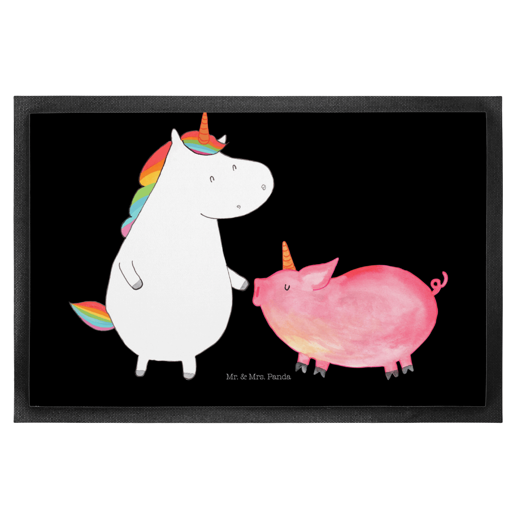 Fußmatte Einhorn + Schweinhorn Einhörner, Unicorn, Einhorn, Freundschaft, Schweinhorn, Schwein, Freundin, Schweinchen Türvorleger, Schmutzmatte, Fußabtreter, Matte, Schmutzfänger, Fußabstreifer, Schmutzfangmatte, Türmatte, Motivfußmatte,  Haustürmatte, Vorleger  Einhorn, Einhörner, Einhorn Deko, Pegasus, Unicorn