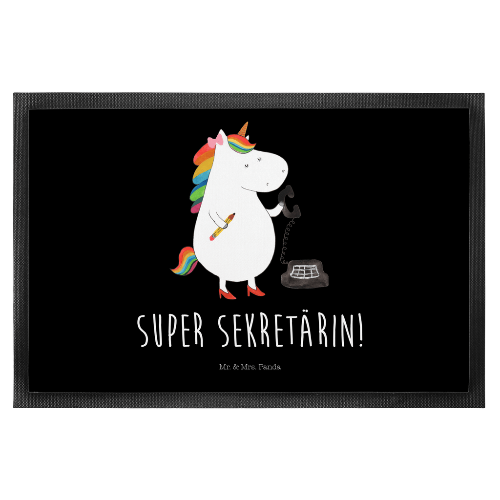 Fußmatte Einhorn Sekretärin Sekretärin, Einhörner, Unicorn, Einhorn, Büro, Rechtsanwältin, Rechtsanwaltsgehilfin, Steuerbüro, Steuerkanzlei, Bürokraft, Bürohilfe Türvorleger, Schmutzmatte, Fußabtreter, Matte, Schmutzfänger, Fußabstreifer, Schmutzfangmatte, Türmatte, Motivfußmatte,  Haustürmatte, Vorleger  Einhorn, Einhörner, Einhorn Deko, Pegasus, Unicorn