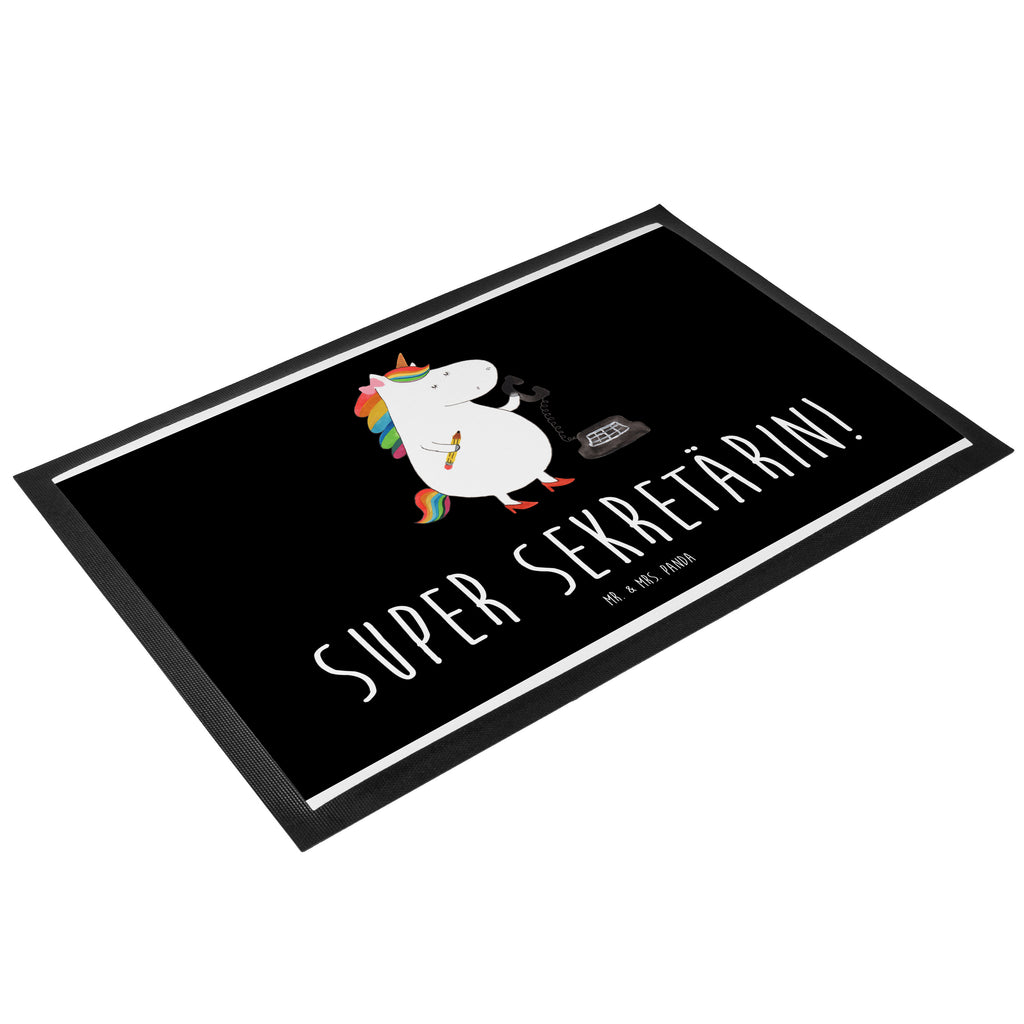 Fußmatte Einhorn Sekretärin Sekretärin, Einhörner, Unicorn, Einhorn, Büro, Rechtsanwältin, Rechtsanwaltsgehilfin, Steuerbüro, Steuerkanzlei, Bürokraft, Bürohilfe Türvorleger, Schmutzmatte, Fußabtreter, Matte, Schmutzfänger, Fußabstreifer, Schmutzfangmatte, Türmatte, Motivfußmatte,  Haustürmatte, Vorleger  Einhorn, Einhörner, Einhorn Deko, Pegasus, Unicorn