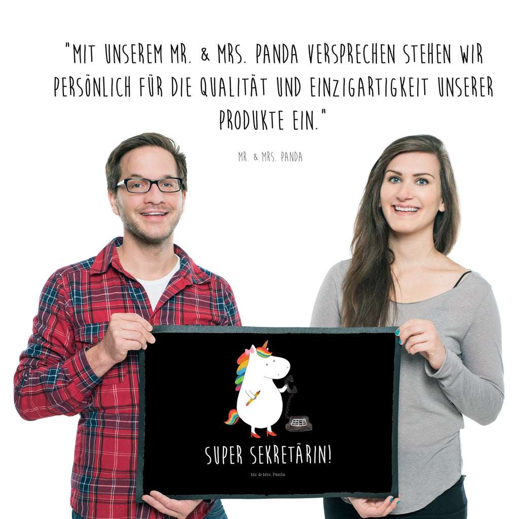 Fußmatte Einhorn Sekretärin Sekretärin, Einhörner, Unicorn, Einhorn, Büro, Rechtsanwältin, Rechtsanwaltsgehilfin, Steuerbüro, Steuerkanzlei, Bürokraft, Bürohilfe Türvorleger, Schmutzmatte, Fußabtreter, Matte, Schmutzfänger, Fußabstreifer, Schmutzfangmatte, Türmatte, Motivfußmatte,  Haustürmatte, Vorleger  Einhorn, Einhörner, Einhorn Deko, Pegasus, Unicorn