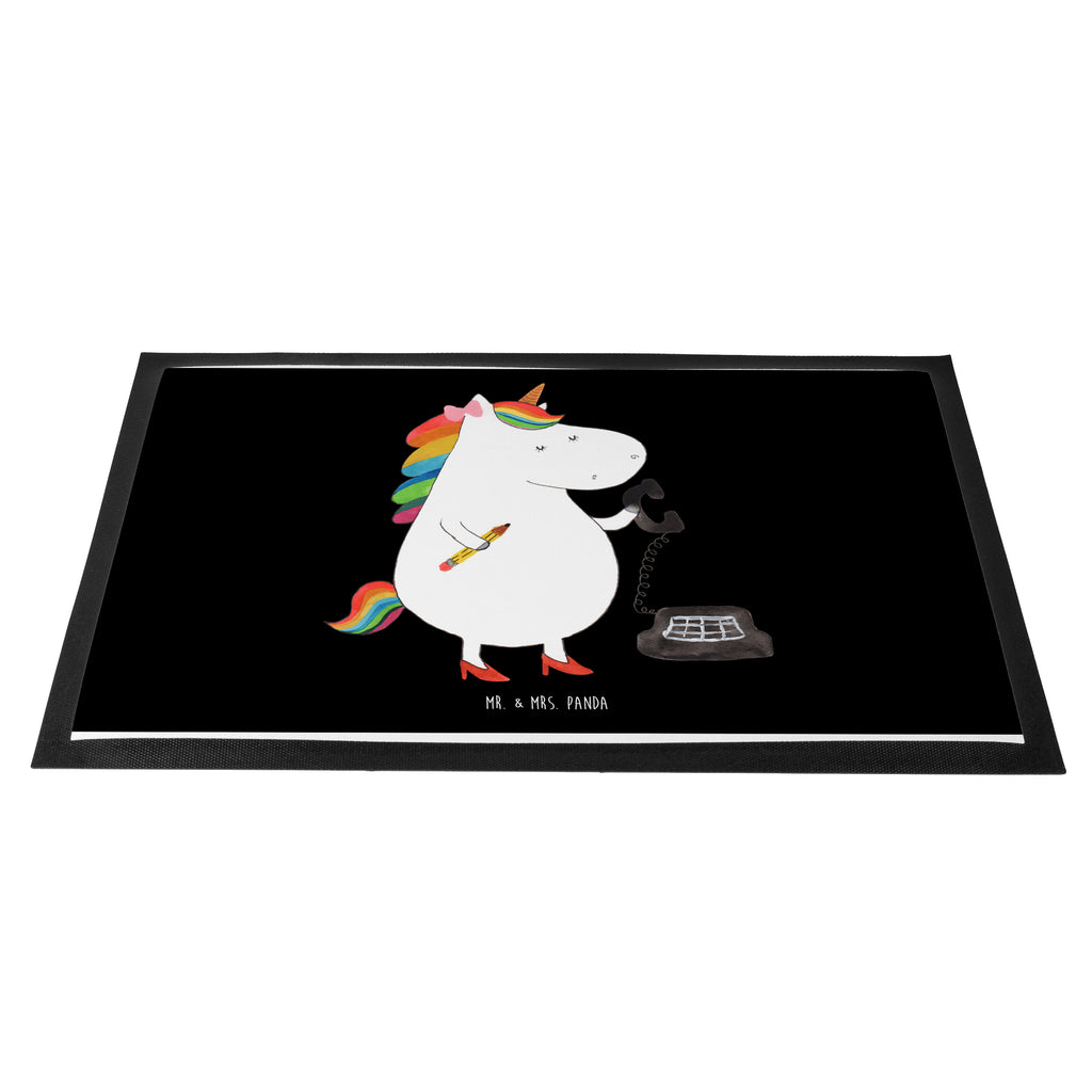 Fußmatte Einhorn Sekretärin Sekretärin, Einhörner, Unicorn, Einhorn, Büro, Rechtsanwältin, Rechtsanwaltsgehilfin, Steuerbüro, Steuerkanzlei, Bürokraft, Bürohilfe Türvorleger, Schmutzmatte, Fußabtreter, Matte, Schmutzfänger, Fußabstreifer, Schmutzfangmatte, Türmatte, Motivfußmatte,  Haustürmatte, Vorleger  Einhorn, Einhörner, Einhorn Deko, Pegasus, Unicorn