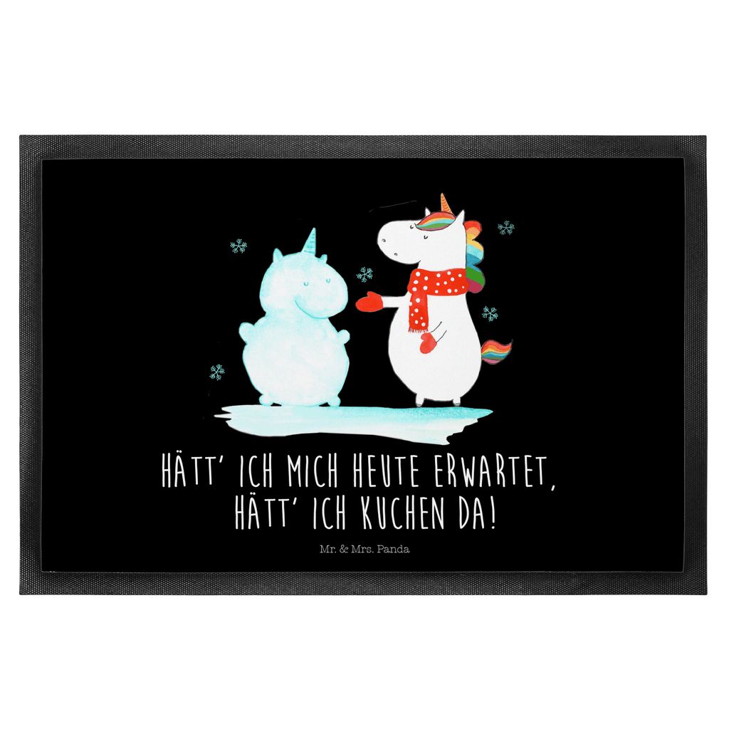 Fußmatte Einhorn Schneemann Einhorn, Unicorn, Schneemann, Winter, Schnee, Kuchen, Weihnachten, kalt, Mütze, Handschuhe, X-Mas Türvorleger, Schmutzmatte, Fußabtreter, Matte, Schmutzfänger, Fußabstreifer, Schmutzfangmatte, Türmatte, Motivfußmatte,  Haustürmatte, Vorleger  Einhorn, Einhörner, Einhorn Deko, Pegasus, Unicorn