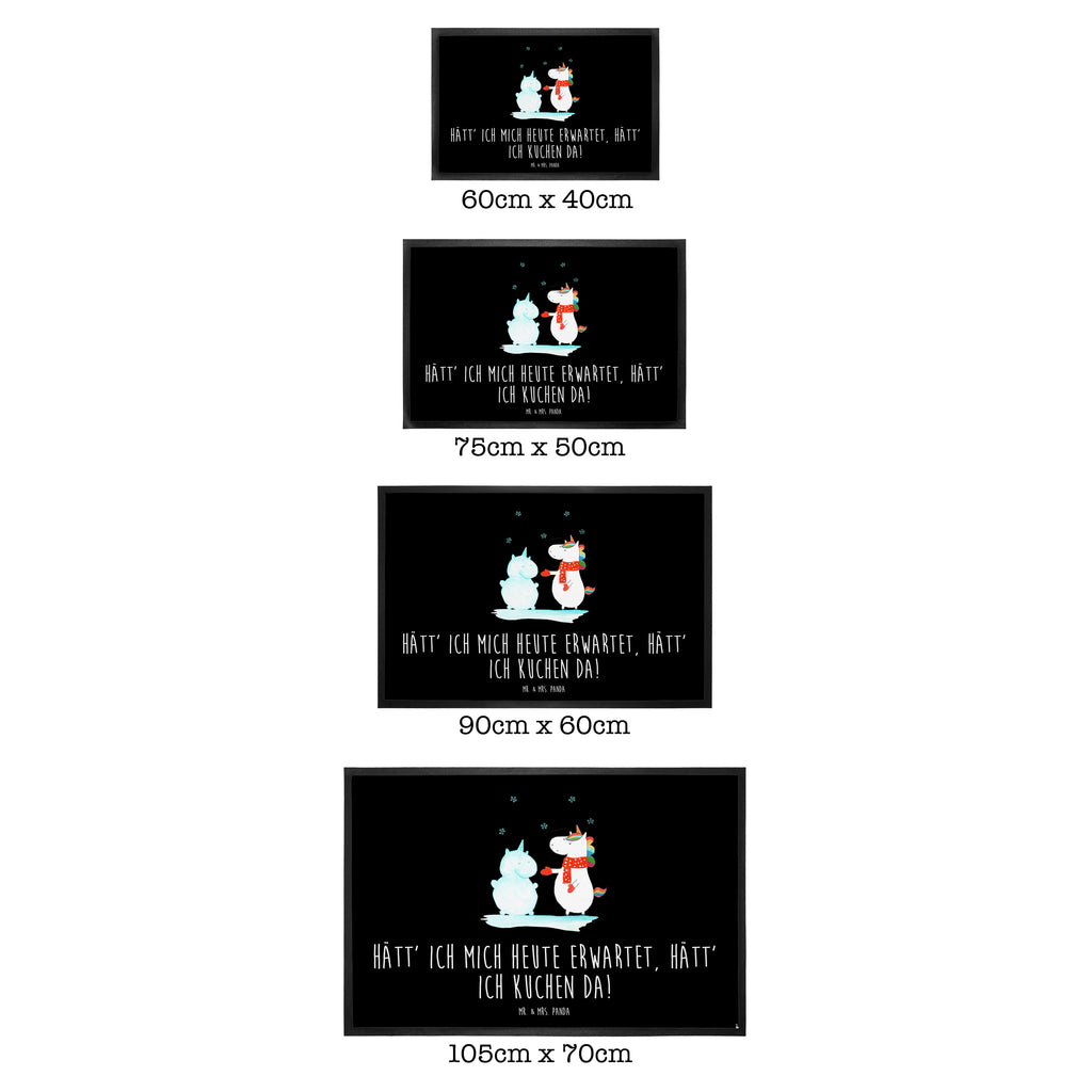 Fußmatte Einhorn Schneemann Einhorn, Unicorn, Schneemann, Winter, Schnee, Kuchen, Weihnachten, kalt, Mütze, Handschuhe, X-Mas Türvorleger, Schmutzmatte, Fußabtreter, Matte, Schmutzfänger, Fußabstreifer, Schmutzfangmatte, Türmatte, Motivfußmatte,  Haustürmatte, Vorleger  Einhorn, Einhörner, Einhorn Deko, Pegasus, Unicorn