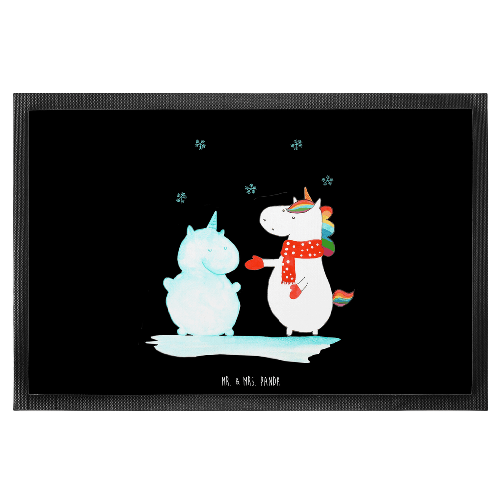 Fußmatte Einhorn Schneemann Einhorn, Unicorn, Schneemann, Winter, Schnee, Kuchen, Weihnachten, kalt, Mütze, Handschuhe, X-Mas Türvorleger, Schmutzmatte, Fußabtreter, Matte, Schmutzfänger, Fußabstreifer, Schmutzfangmatte, Türmatte, Motivfußmatte,  Haustürmatte, Vorleger  Einhorn, Einhörner, Einhorn Deko, Pegasus, Unicorn