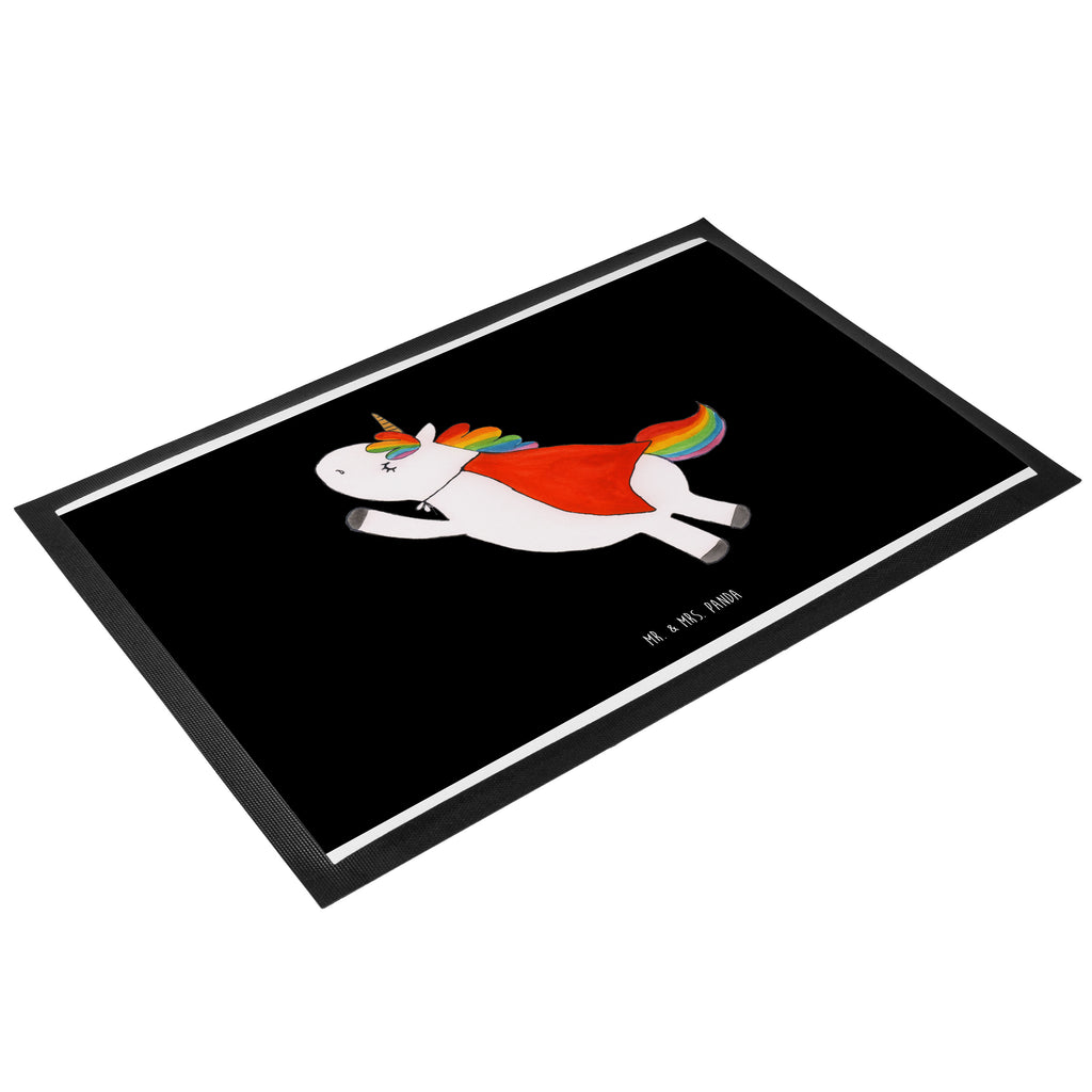 Fußmatte Einhorn Super Einhorn, Einhörner,  Traummann, Superheld, Held, Freundin, Geschenk, Girl, Mädchen Türvorleger, Schmutzmatte, Fußabtreter, Matte, Schmutzfänger, Fußabstreifer, Schmutzfangmatte, Türmatte, Motivfußmatte,  Haustürmatte, Vorleger  Einhorn, Einhörner, Einhorn Deko, Pegasus, Unicorn