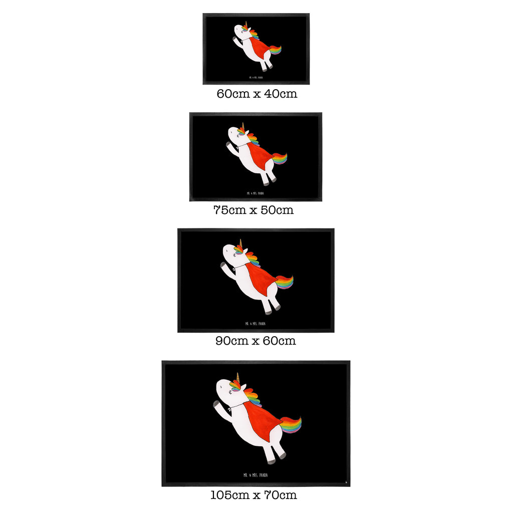 Fußmatte Einhorn Super Einhorn, Einhörner,  Traummann, Superheld, Held, Freundin, Geschenk, Girl, Mädchen Türvorleger, Schmutzmatte, Fußabtreter, Matte, Schmutzfänger, Fußabstreifer, Schmutzfangmatte, Türmatte, Motivfußmatte,  Haustürmatte, Vorleger  Einhorn, Einhörner, Einhorn Deko, Pegasus, Unicorn