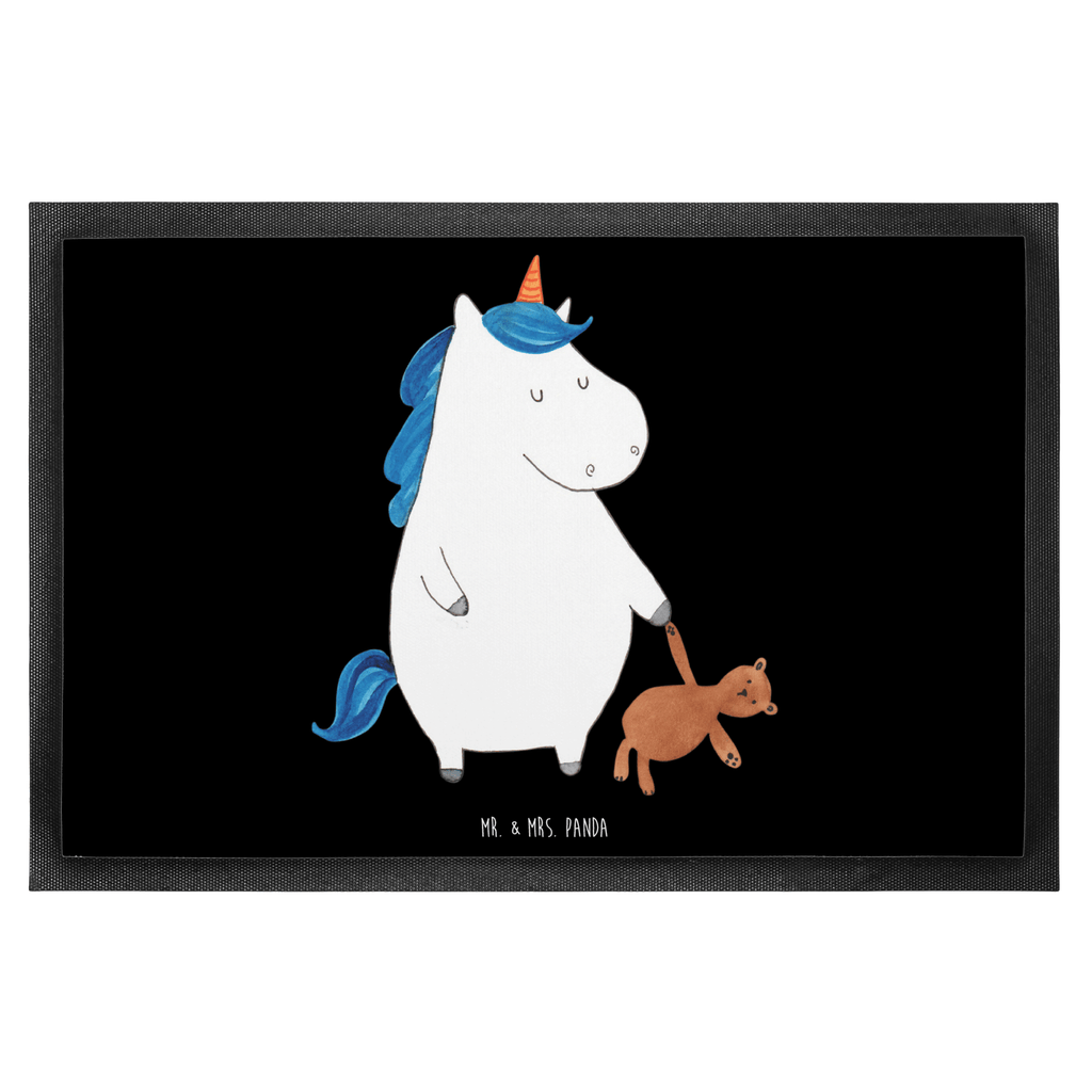 Fußmatte Einhorn Teddy Einhorn, Einhörner, Unicorn, schlafen, gute Nacht, Single, Bett, Träumen, Freundin, Singleleben Türvorleger, Schmutzmatte, Fußabtreter, Matte, Schmutzfänger, Fußabstreifer, Schmutzfangmatte, Türmatte, Motivfußmatte,  Haustürmatte, Vorleger  Einhorn, Einhörner, Einhorn Deko, Pegasus, Unicorn
