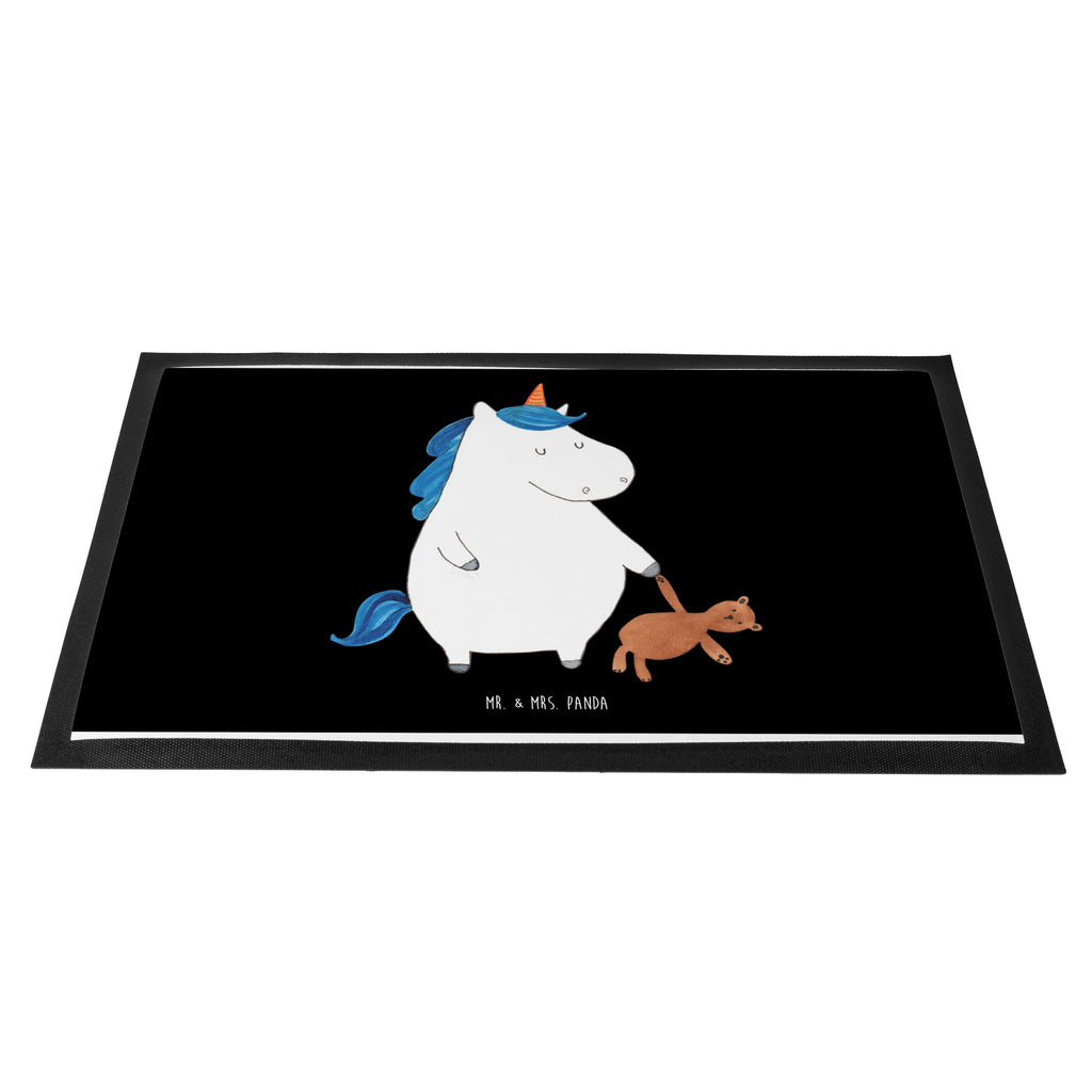 Fußmatte Einhorn Teddy Einhorn, Einhörner, Unicorn, schlafen, gute Nacht, Single, Bett, Träumen, Freundin, Singleleben Türvorleger, Schmutzmatte, Fußabtreter, Matte, Schmutzfänger, Fußabstreifer, Schmutzfangmatte, Türmatte, Motivfußmatte,  Haustürmatte, Vorleger  Einhorn, Einhörner, Einhorn Deko, Pegasus, Unicorn
